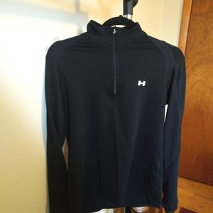 Under Armour Black 1/4 Zip Lightweight Sweatshirt